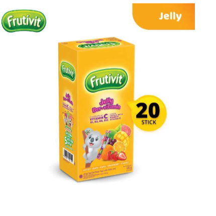 

Frutivit Jelly Stick Bervitamin 1 box isi 20 stick