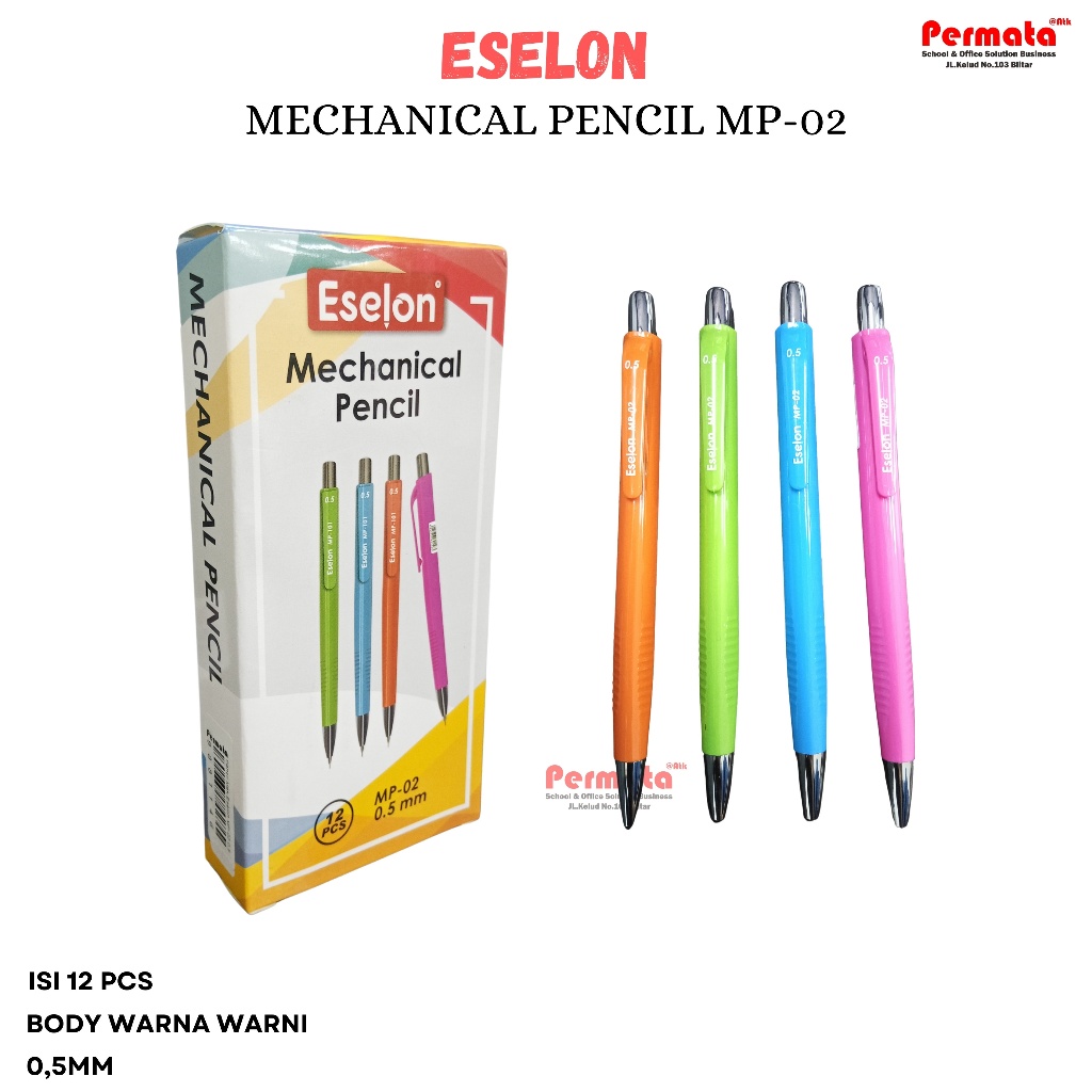 

Pensil Mekanik ESELON- 0,5mm / Pensil Mekanik Eselon MP-02