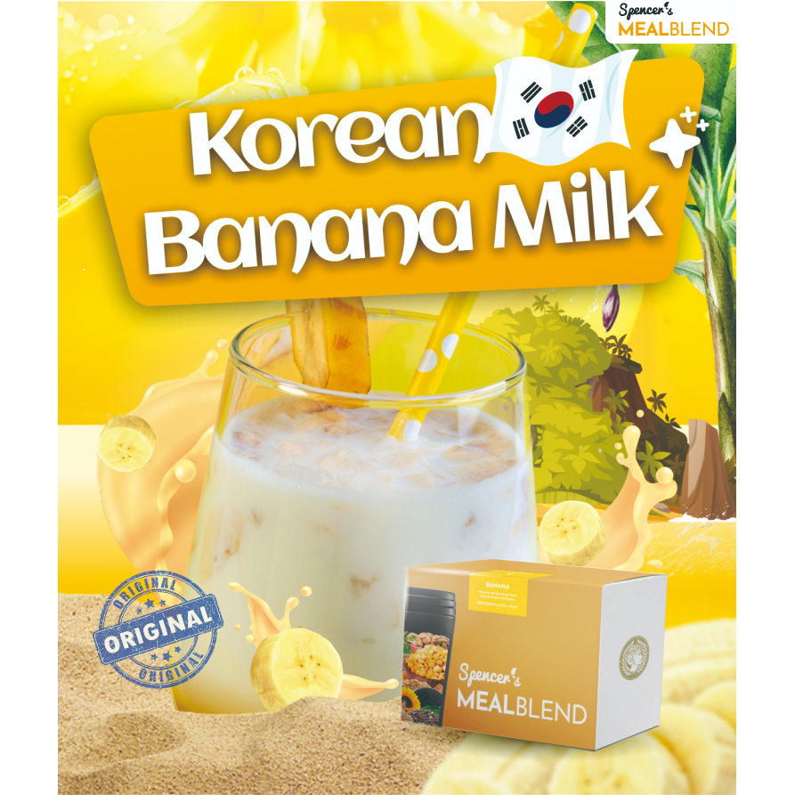 

Spencers MealBlend with Banana Milk Multigrain Minuman Vitamin Kenyang Nutrisi Diet Pengganti Makanan