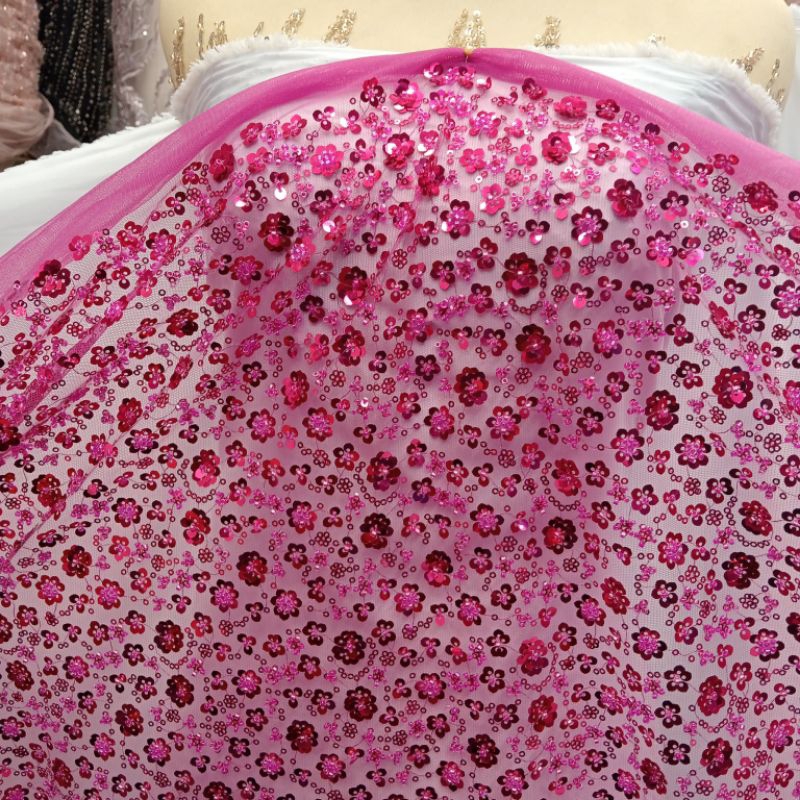 kain tile full Payet soroskin jepang bahan kebaya pengantin