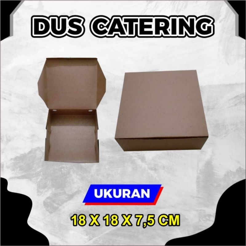 

dus catering/bahan kraft laminasi