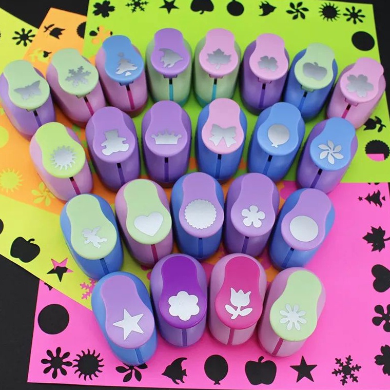 

ART X2Y2 Size 2 inch 5cm 1 inch 25cm Craft Puncher Kids DIY Paper Cutter Embossing Tools