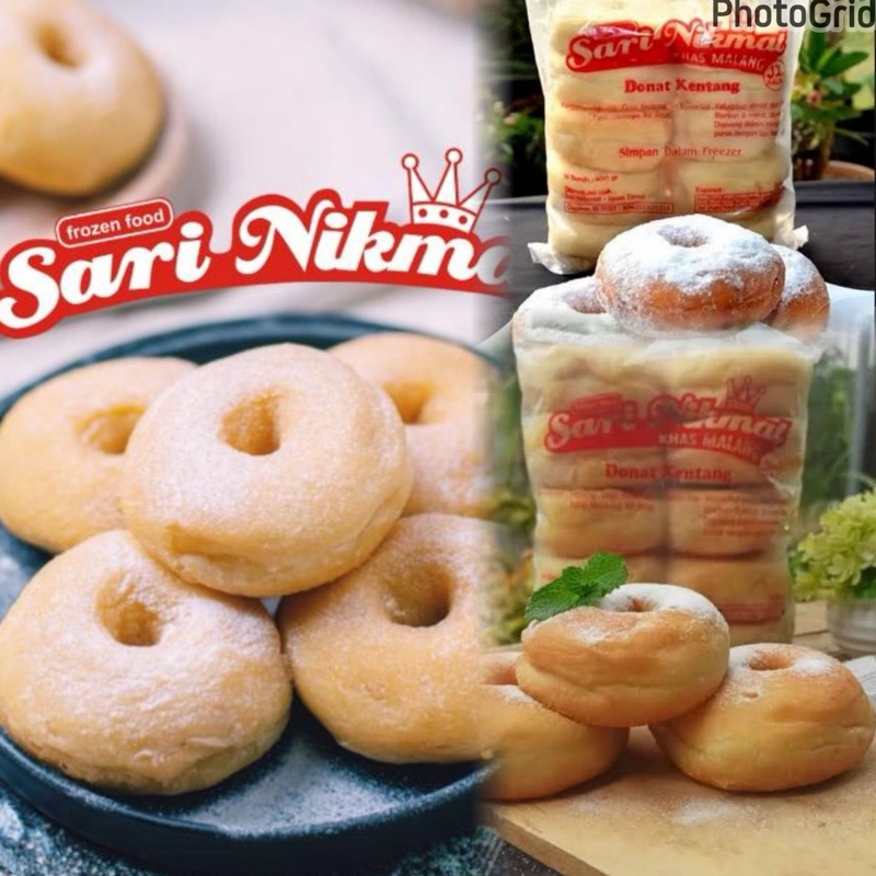 

GROSIR DONAT KENTANG SARI NIKMAT 10 PCS