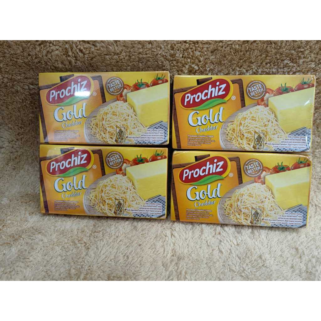 

Cheese Keju Prochiz Gold Cheddar 160g