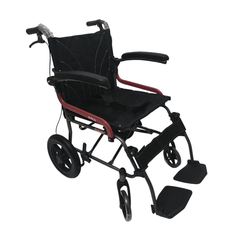 kursi roda travel Ringan bisa dilipat kecil(TERLARIS)kursi roda kecil kursi roda ringal ban ukuran 1