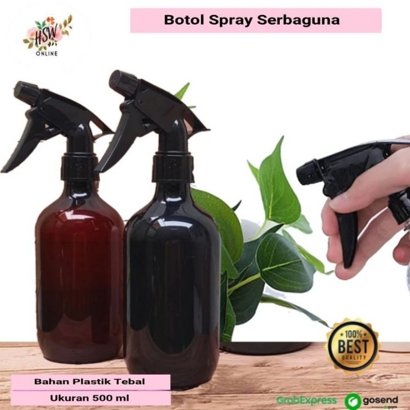 Botol Spray 500ml Kosong Model Tiger Semprotan Unik Bahan Plastik Tebal Botol Sprayer Ukuran 500ml S