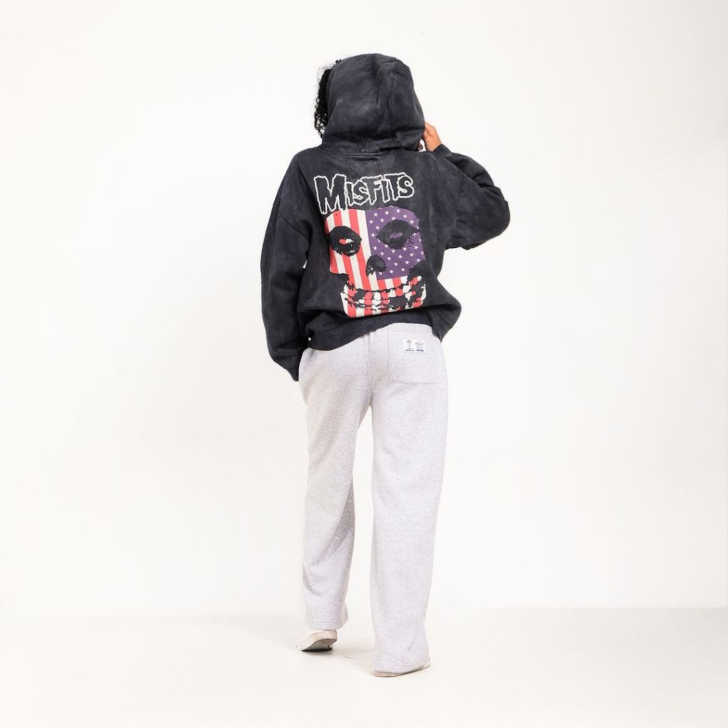 HOODIE BAND / MISFITS / ACID WASH