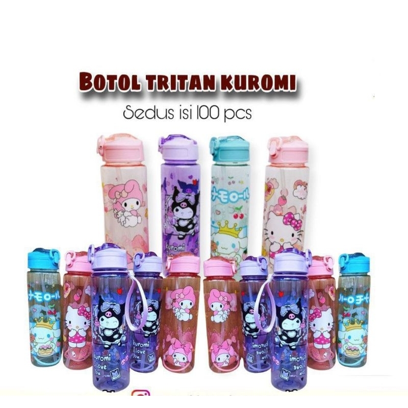 Botol Minum Kuromi 900 Ml BPA Free
