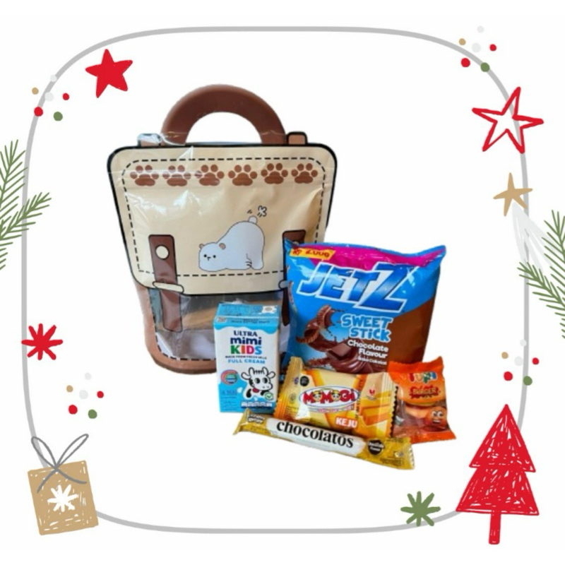

Paket snack ulang tahun anak/ Paket Natal/ Bingkisan Natal/ Bingkisan ultah
