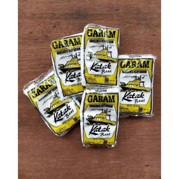 

garam cap katakboat uk 200g/garam dapur 200g