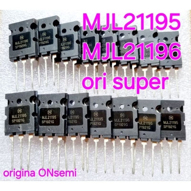 transistor mjl21195 mjl21196 original ONSEMI