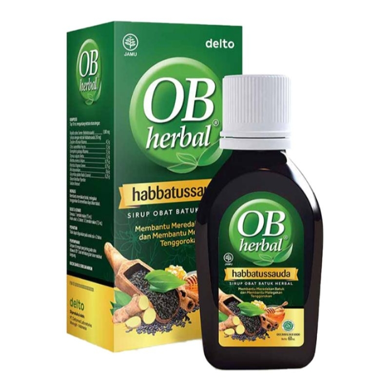 OB Herbal Habbatussauda Obat Batuk Herbal