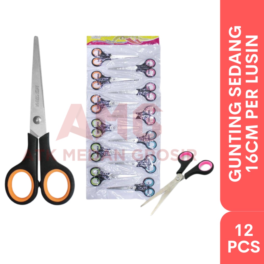 

ART O6L3 GUNTING PER LUSIN UKURAN SEDANG 16 CM HARGA HANYA