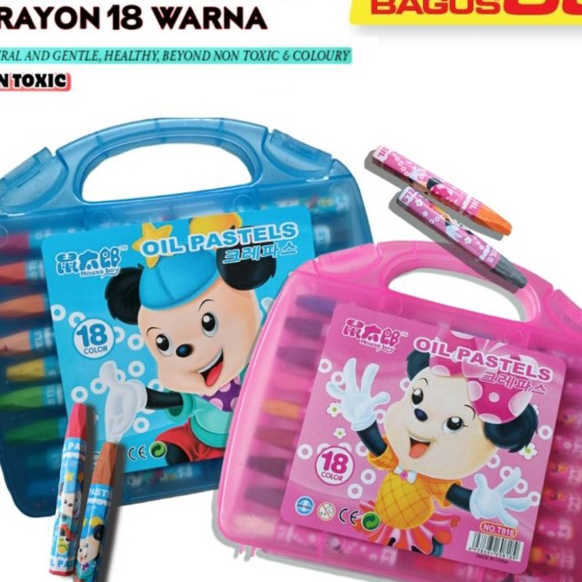 

Premium Crayon Model Tas 18 Warna Crayon MewarnaiOil Paste KerayonKrayon