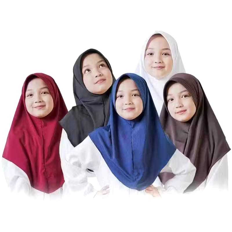 Hijab Kids Kerudung Sekolah Hamidah Anak Bergo Pet Antem Best Seller