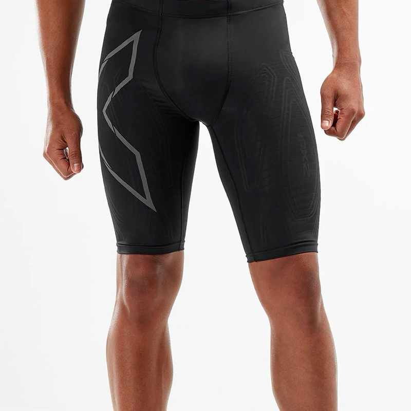 2XU MCS Light Speed Compression Short warna Black Reflective