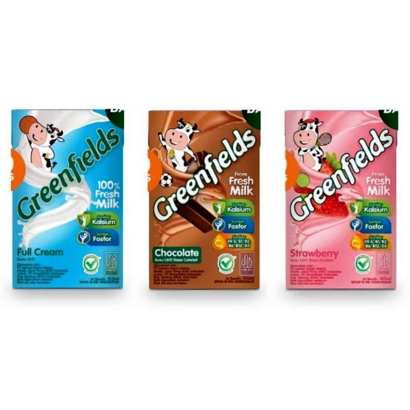

Greenfields Fresh milk Susu UHT 125ml All variant
