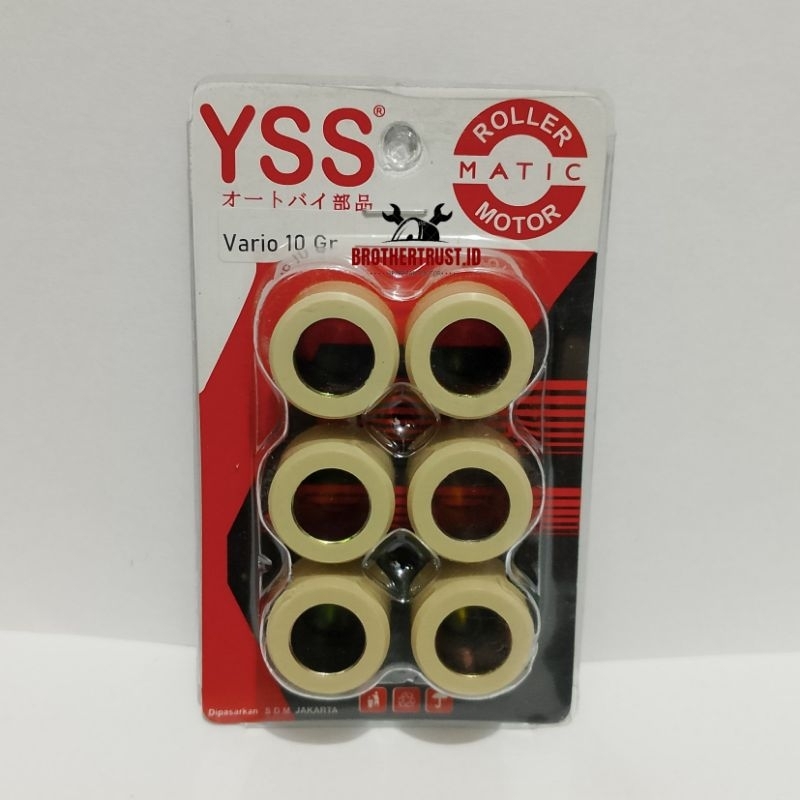 Roller Set Racing YSS 10 gram Beat Fi Vario 110 Scoopy Fi Beat Esp Vario Lama Vario Karbu Spacy Fi R