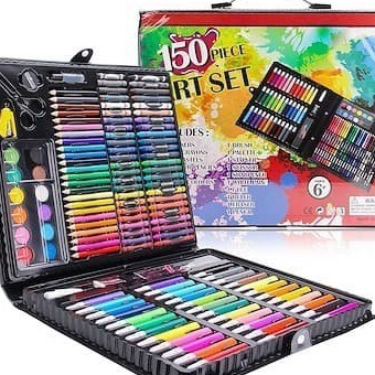 

Top crayon set 15pcs anak cat air mewarnai anak set gambar anak mengganbar anak pensil warna set