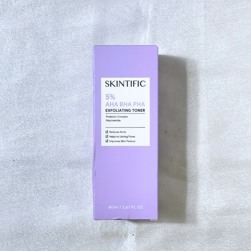READY ✨ SKINTIFIC - Exfoliating Brightening Toner 80ml | Toner Eksfoliasi Wajah AHA BHA PHA Exfoliat