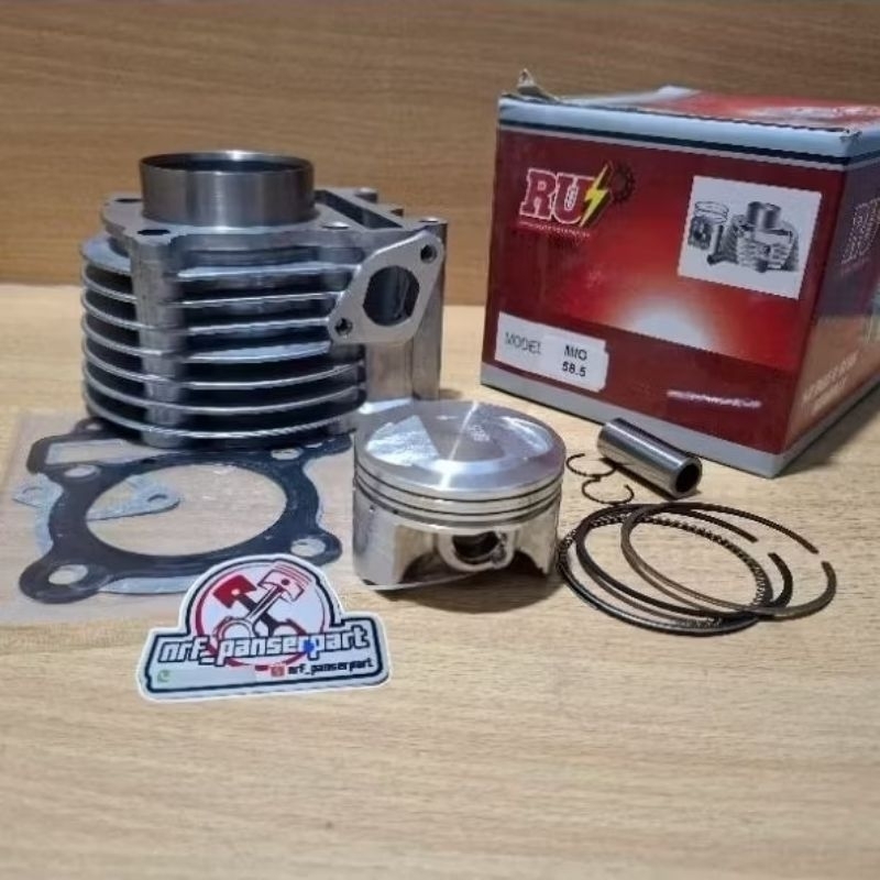 BLOK SEHER 58,5 BORING SET BORE UP 150 CC 58,5 MM PEN 15 YAMAHA MIO SPORTY MIO SMILE/GARNIS MIO SOUL