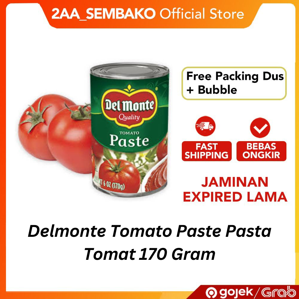 

Delmonte Tomato Paste Pasta Tomat 170 Gram
