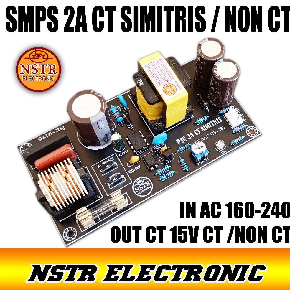 ART Y8X4 PSU 2A CT SIMITRSI DAN NON CT ADPATOR 2A CT DAN NON CT UNTUK PERANGKAT AUDIO