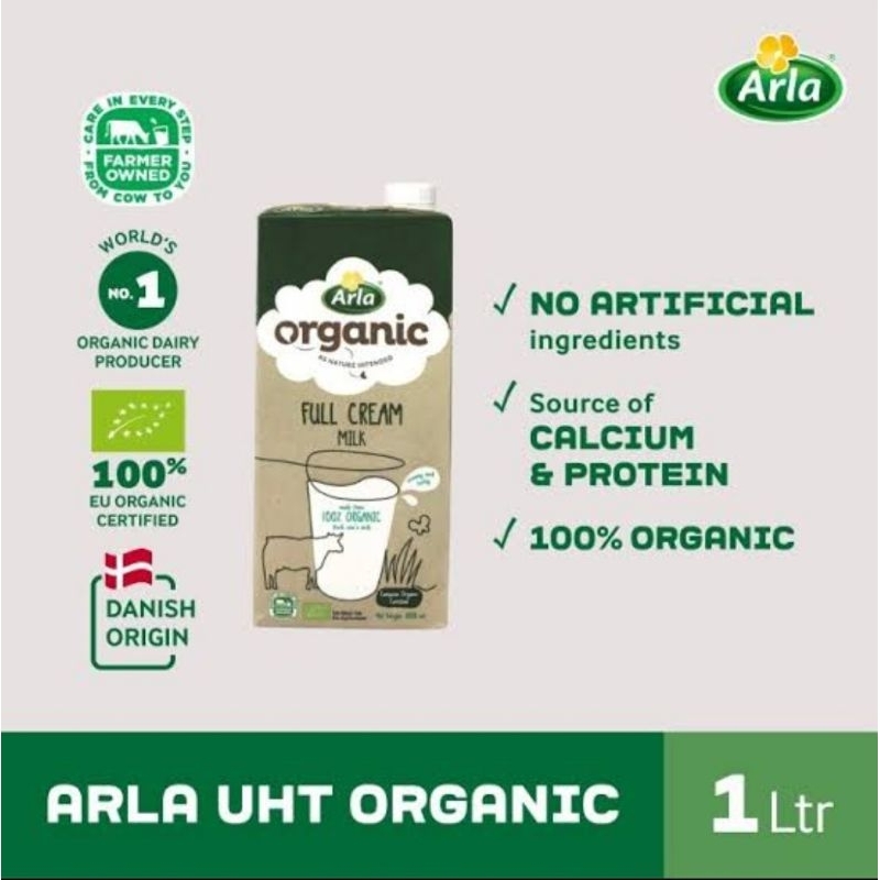 

ORI ARLA FULL CREAM MILK UHT ORGANIC 1000 ml