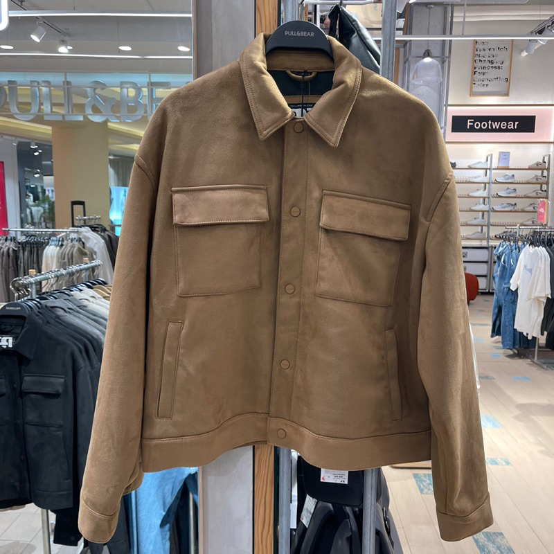 Jaket Suede PULL&BEAR MAN Jastip (jasa titip)