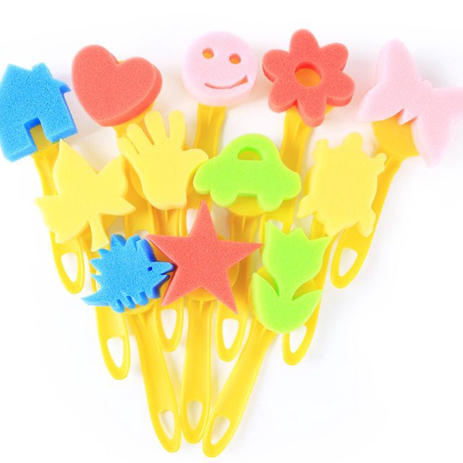 

Terlaris ALDEBARAN EDUTOYS 6PCS KUAS LUKIS ANAK SPONGE BRUSH SPONGE PAINTING