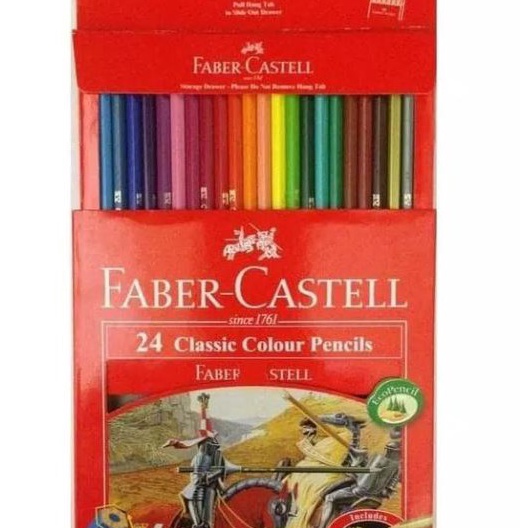 

Terkini PENSIL WARNA 24 WARNA FABER CASTELL CLASSIC
