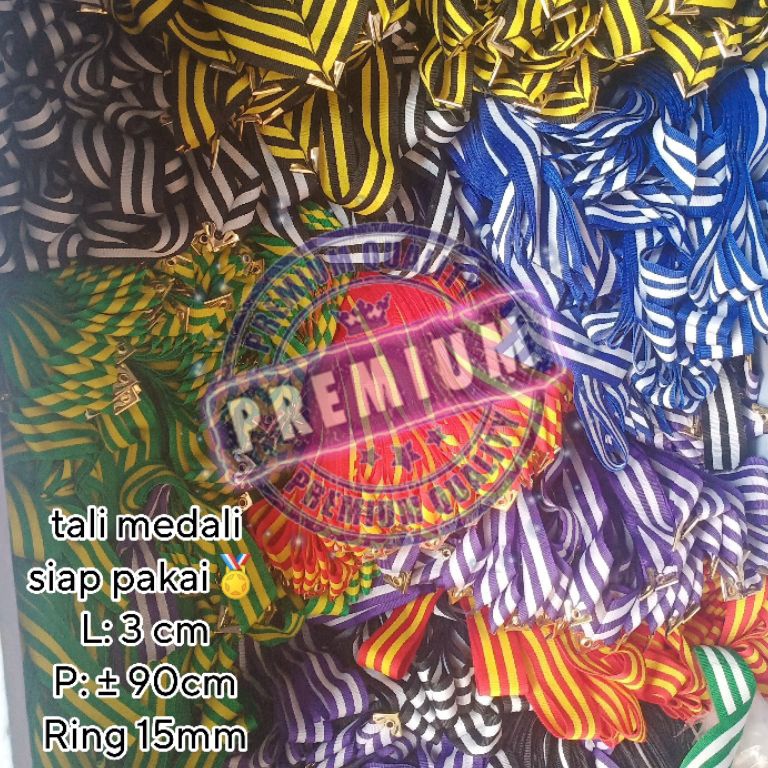 

ART D8U6 Tali medali paket 5pcs siap pakai sikumata ayam ring pengait