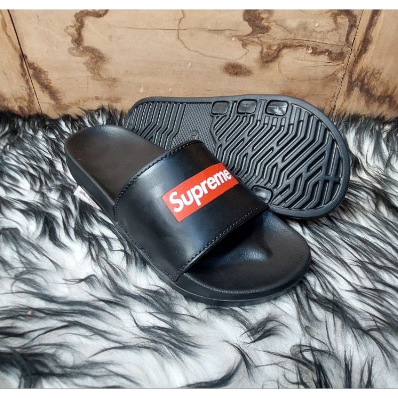 SANDAL KARET EMPUK PRIA WANITA SANDAL SLOP KARET TANPA LEM