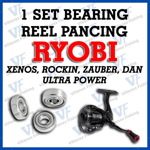 BEARING REEL SET RYOBI ULTRA POWER, XENOS, ROCKIN, DAN ZAUBER MINI BEARING PANCING SPARE PART KEREKA