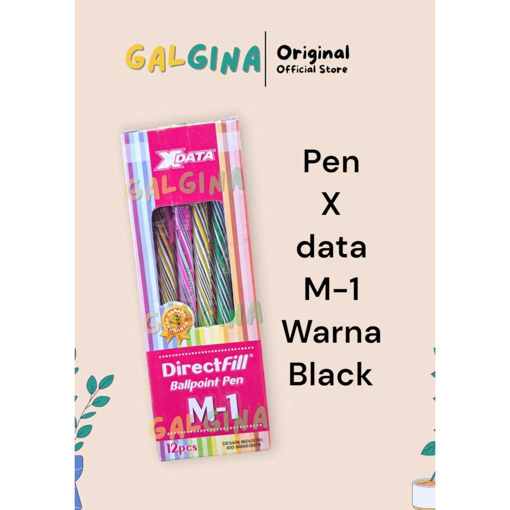 

X-Data Ballpoint pen M-1 Warna HItam