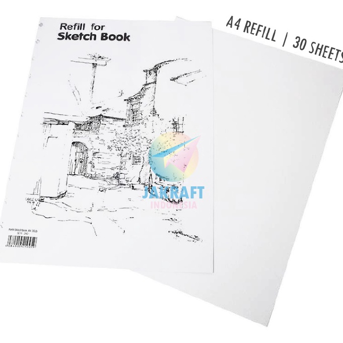

Khusus 3 Lembar Refill Sketch Book LYRA A4 Kes Isi Ulang Sketchbook Buku Gambar Sketsa 921126