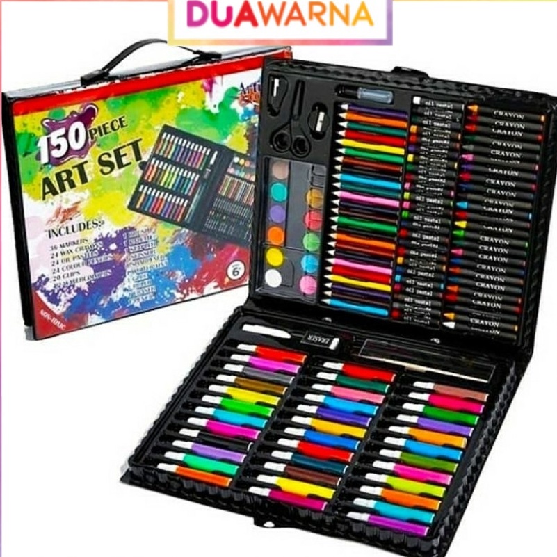 

KI3 DuaWarna Crayon Pensil Warna Art Set Pensil Warna Crayon 15