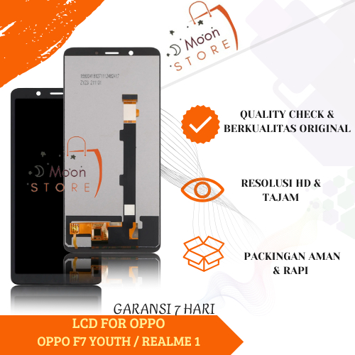 LCD OPPO F7 YOUTH / TOUCHSCREEN OPPO F7 YOUTH / REALME 1 ORIGINAL FULLSET COMPLETE