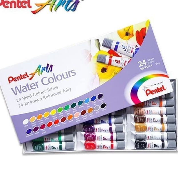 

Terbaru Cat Air Pentel Arts 24 Warna Water Color