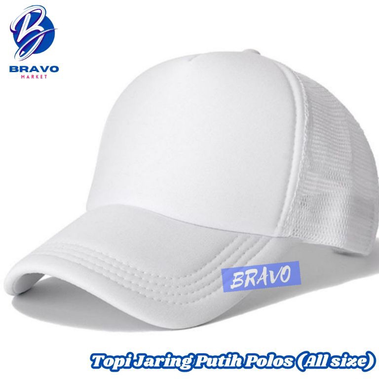 Stock Pilihan Topi Jaring Polos Topi Putih Polos Topi Hitam Polos Topi Umroh Pria Topi Haji Pria Top