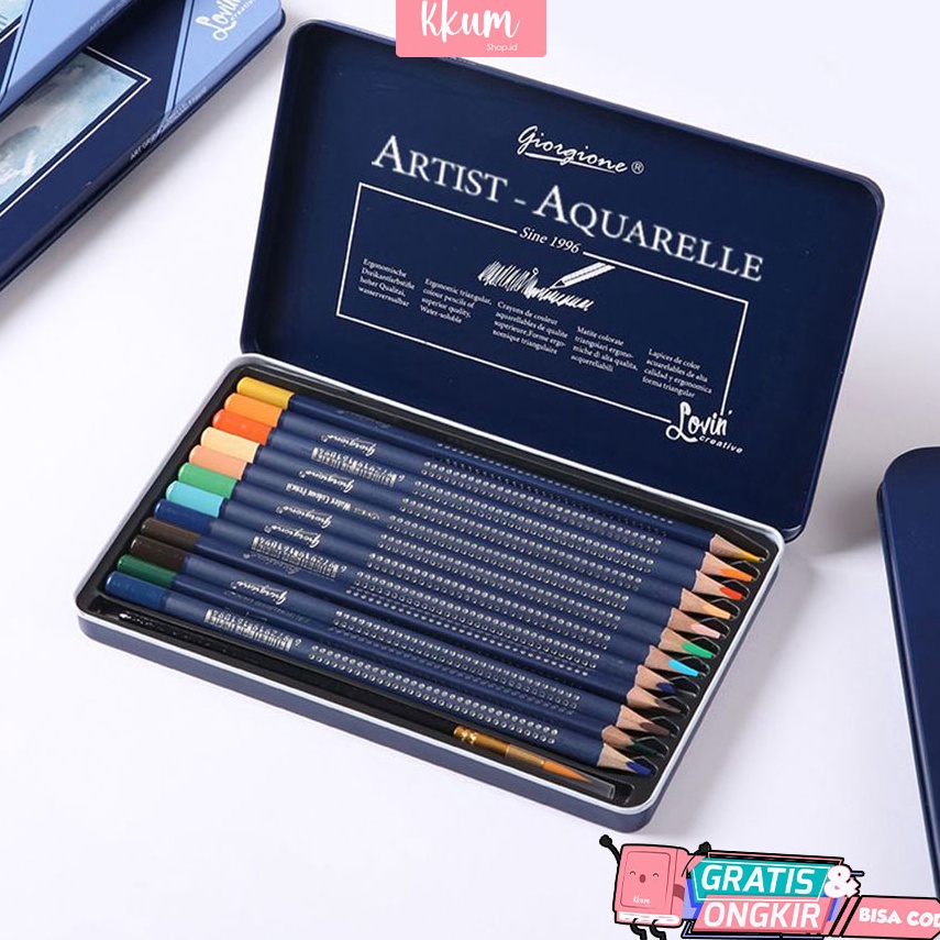 

ART T8T8 Oil Pensil Warna 122448 WaterColor Pencil Color