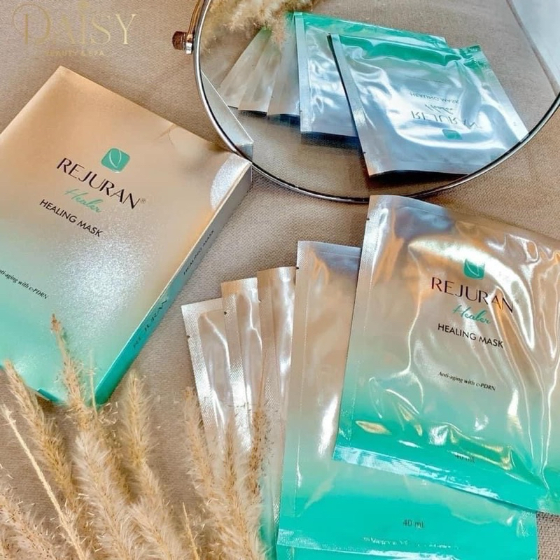 [100% ORIGINAL READY BISA INSTANT] REJURAN HEALER HEALING MASK | MASKER WAJAH SALMON DNA PDRN VIRAL 
