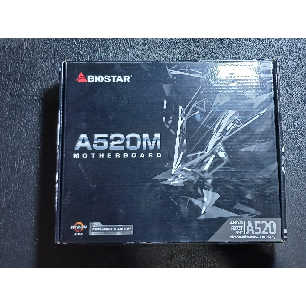MOTHERBOARD BIOSTAR A520M AM4 FULLSET SECOND