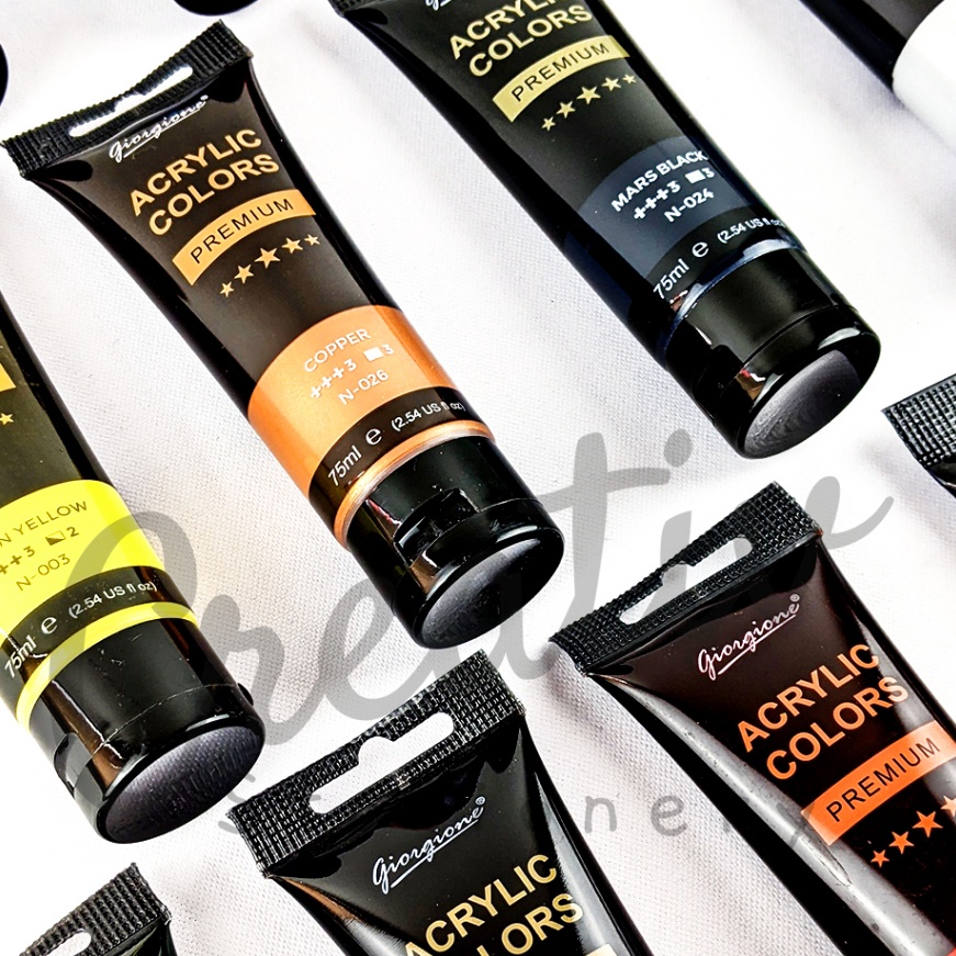 

Promo GIORGIONE Acrylic Paint Color Cat Akrilik Lukis 75Ml GAc75