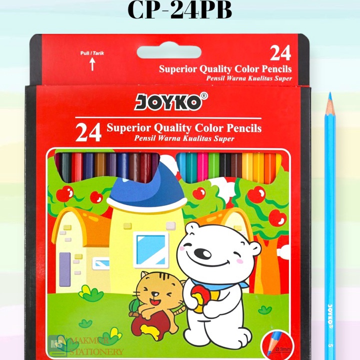 

KI3 Pensil Warna Joyko Panjang 24 Warna CP24PB