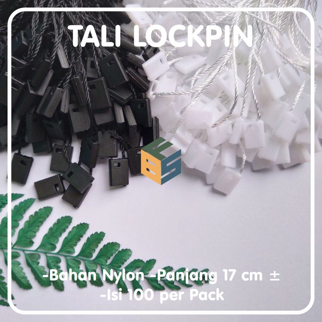 

Tali Nylon lockpin - tali loopin hampers - tali hangtag