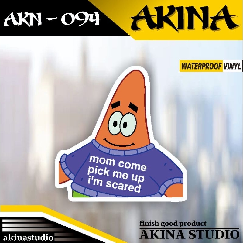 

sticker vinyl anti air patrick scared | stiker vinyl anti air patrick scared | sticker spongebob | stiker spongebob | sticker patrick | stiker patrik | sticker ghibli studio | stiker ghibli studio | sticker anime | stiker anime