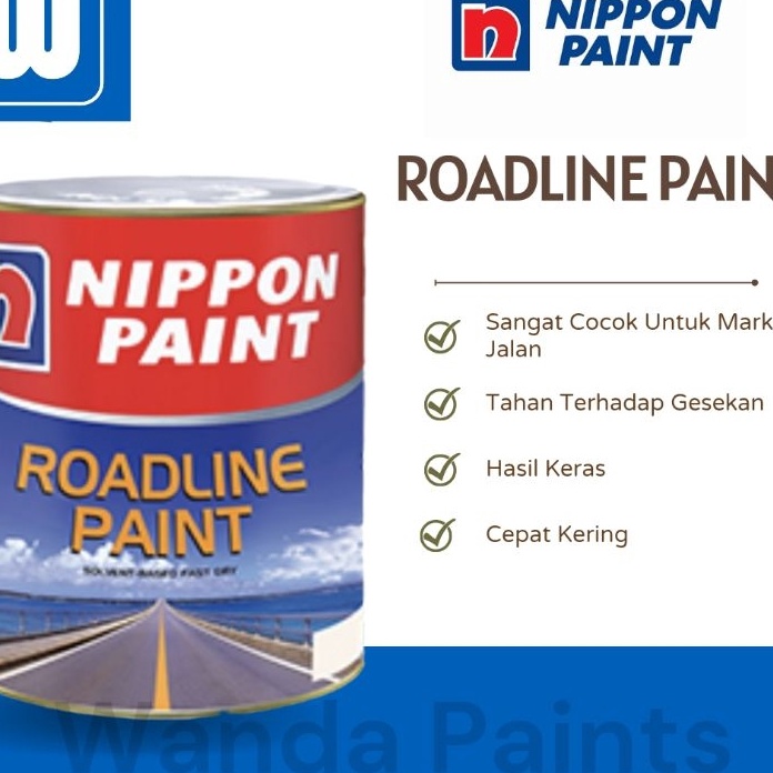 

Kilat NIPPON ROADPAINT 1 KG Cat Marka Jalan