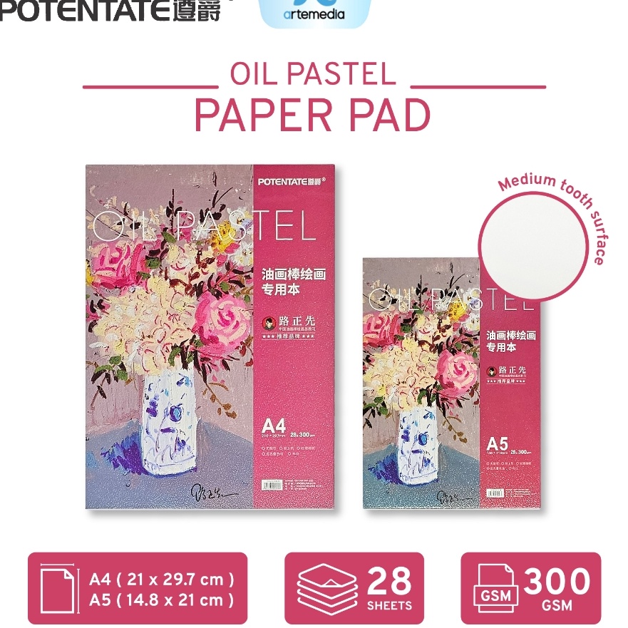 

KF7 Potentate Oil Pastel Paper Sketch Pad Kes Gambar