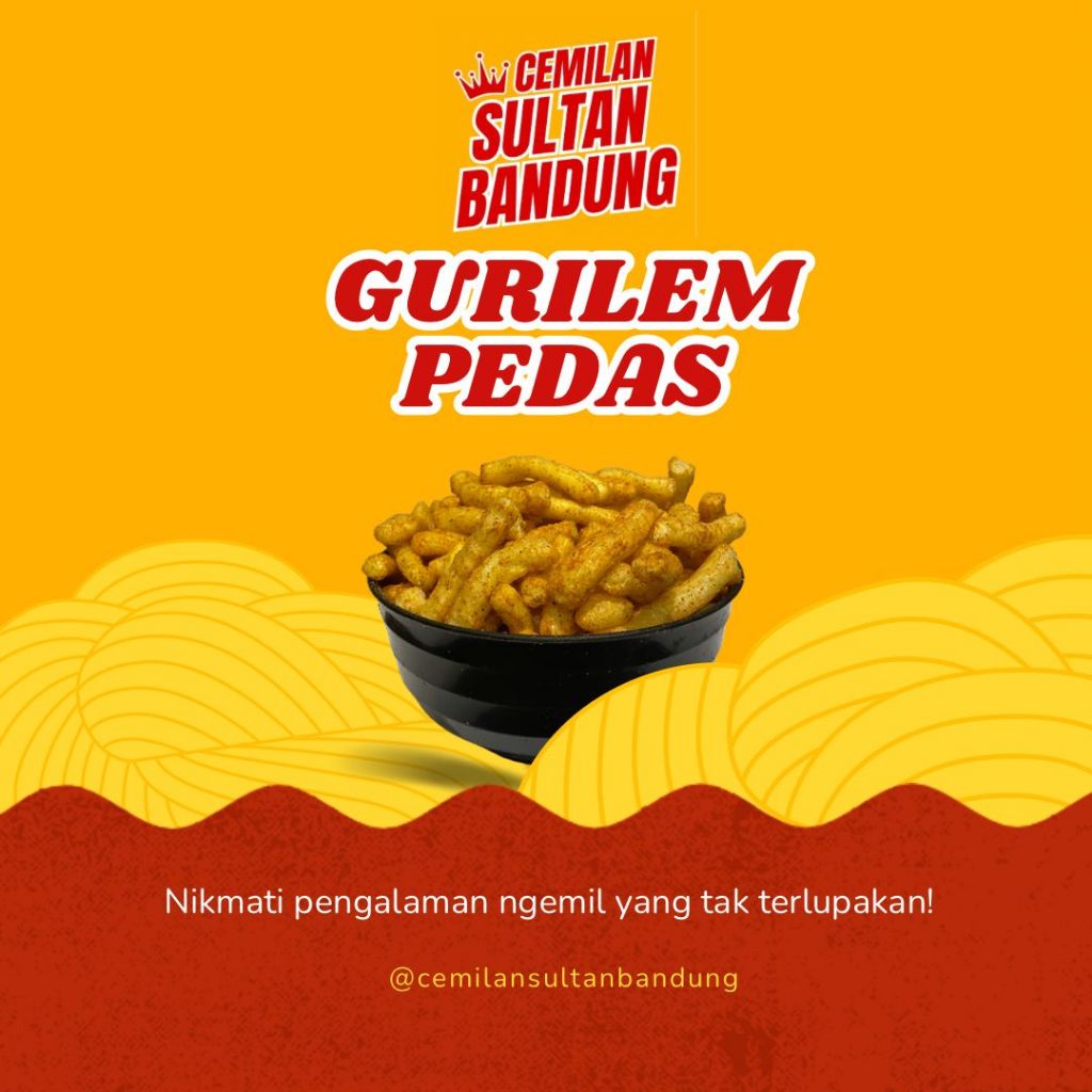 

Cemilan Gurilem Pedas